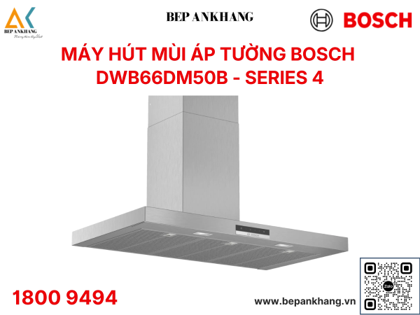 Máy hút mùi áp tường BOSCH Series 4 HMH.DWB66DM50B - Made in Germany
